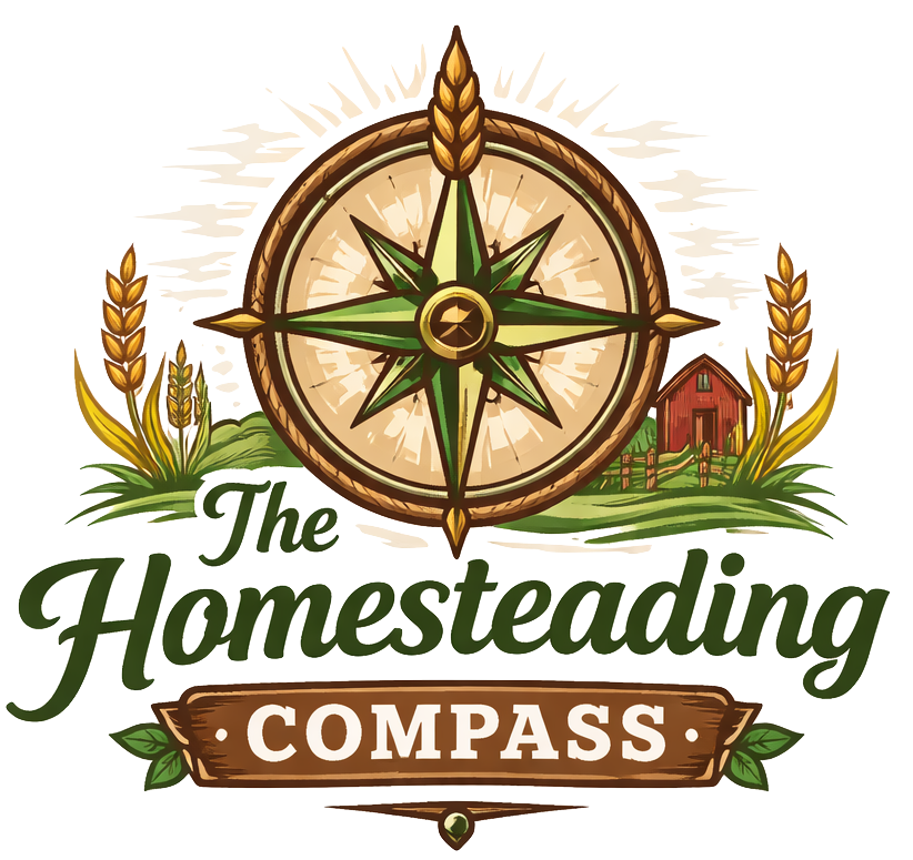 The Homesteading Compass logo